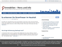 Tablet Screenshot of news.immobilo.de